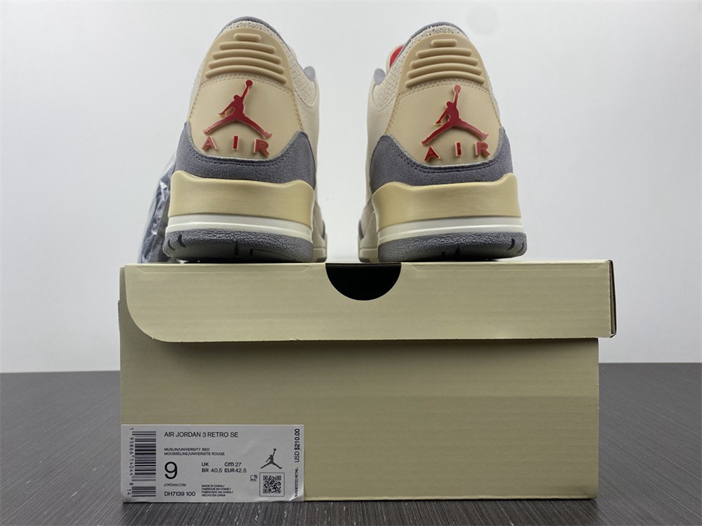 Air Jordan 3 MUSLIN DH7139-100